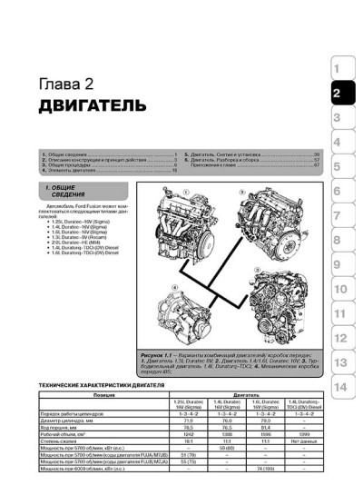 Ford Fusion (Форд Фьюжн). Керівництво по ремонту, інструкція з експлуатації. Моделі з 2002 року випуску, обладнані бензиновими і дизельними двигунами