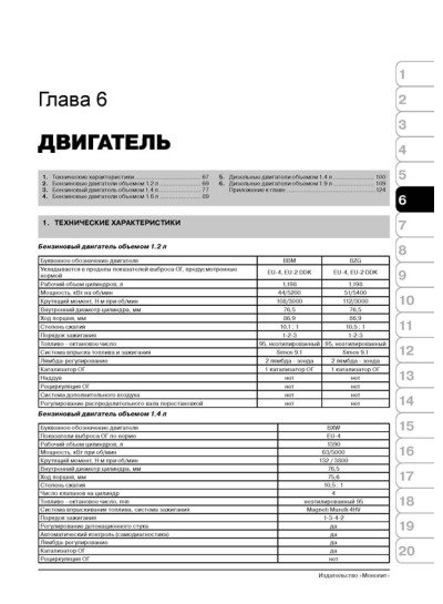 Skoda Fabia / Fabia Combi (Шкода Фабіа / Фабіа Комбі). Керівництво по ремонту с кольорові електросхеми, інструкція з експлуатації. Моделі з 2007 року випуску.