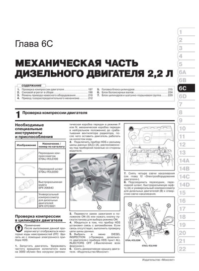 Honda CR-V (Хонда СРВ). Керівництво по ремонту, інструкція з експлуатації. Моделі з 2012 року випуску (з урахуванням оновленя з 2015 року), обладнані бензиновими і дизельними двигунами